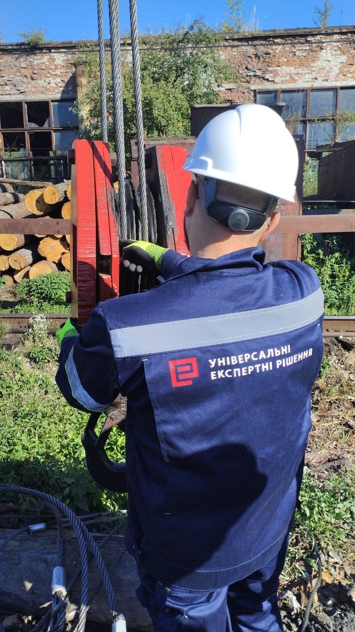 Перевірка вантажозахоплювального органу та канатів крана